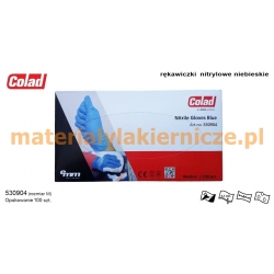 COLAD 530904 NITRILE GLOVES BLUE materialylakiernicze.pl